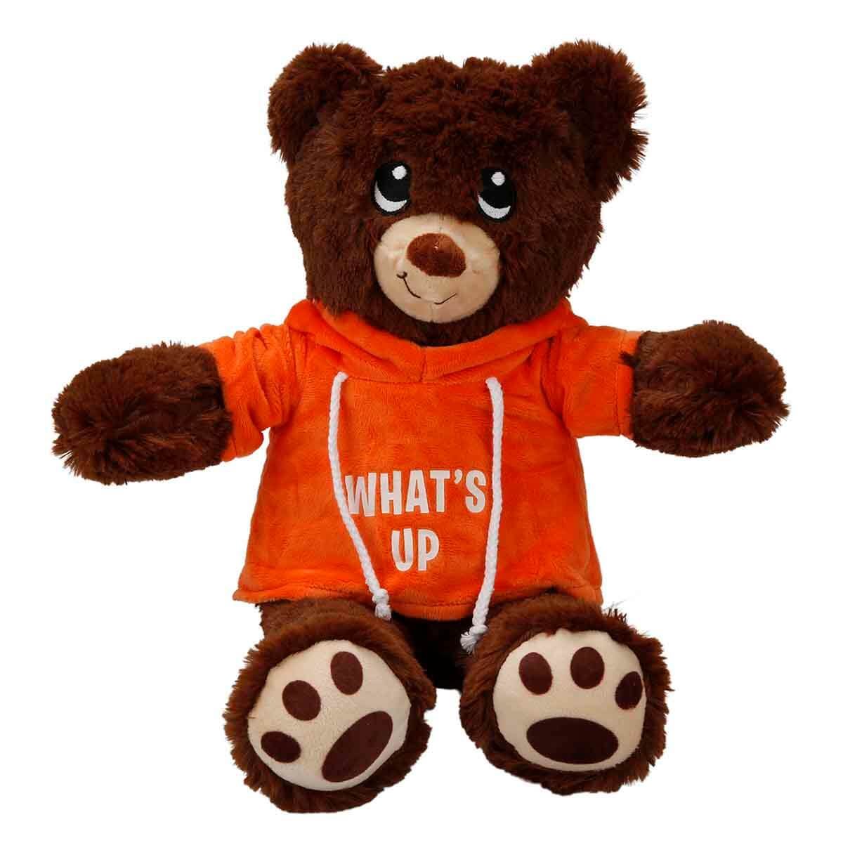 Hooded Plush Bear 30 cm.-5