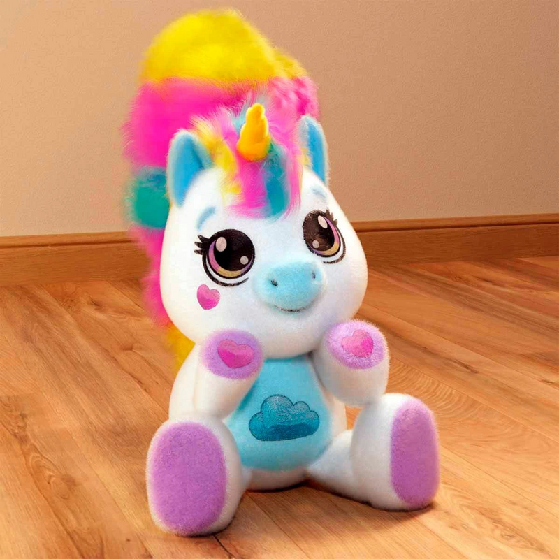 Lily Sound and Light Unicorn Plush-zoom-