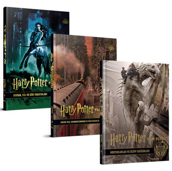 Harry Potter Film Dehlizi Serisi 3 Kitap Takım ( Karton Kapak)-zoom-