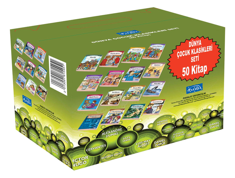 Parıltı Dünya Çocuk Klasikleri Seti Kutulu 50 Kitap-zoom-