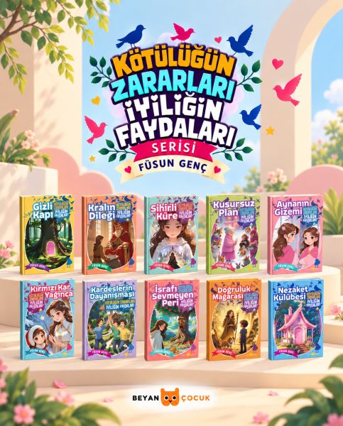Kötülüğün Zararları İyiliğin Faydaları Seris Takım (10 Kitap)-zoom-