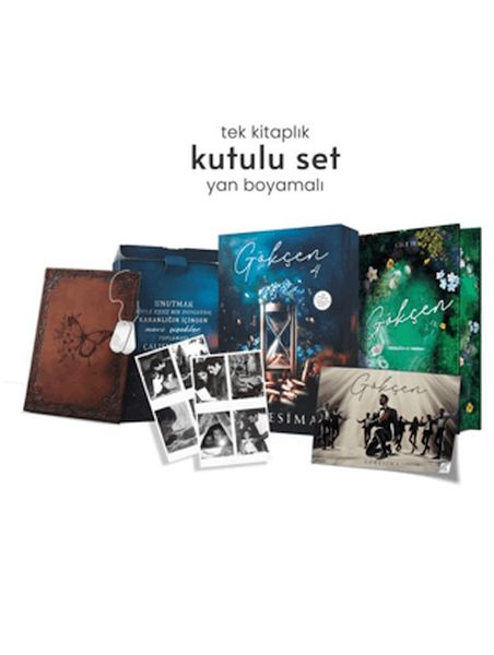 Gökçen 4 - Yan Boyamalı Hediyeli Kutu (Ciltli)-zoom-