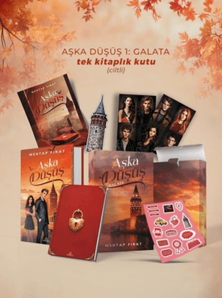 Aşka Düşüş 1: Galata - Tek Kitaplık Kutu (Ciltli)