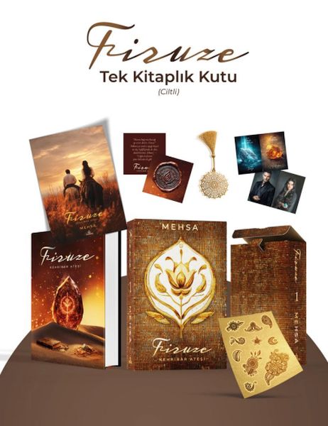 Firuze 1: Kehribar  Ateşi – Tek Kitaplık  Kutu