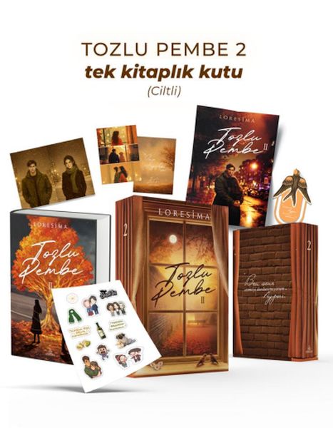 Tozlu Pembe 2 –Tek Kitaplık Kutu
