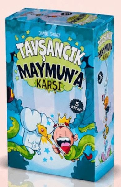 Tavşancık Maymun'a Karşı 5 Kitaplık Kutulu Set-zoom-