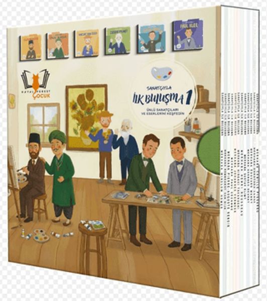 Sanatçıyla İlk Buluşma Merhaba Serisi (Kutulu 1. Set 12 Kitap)-zoom-