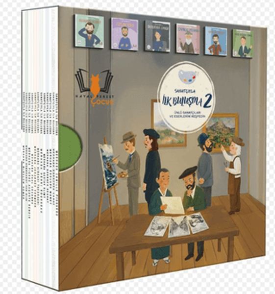 Sanatçıyla İlk Buluşma Merhaba Serisi (Kutulu 2. Set 12 Kitap)-zoom-