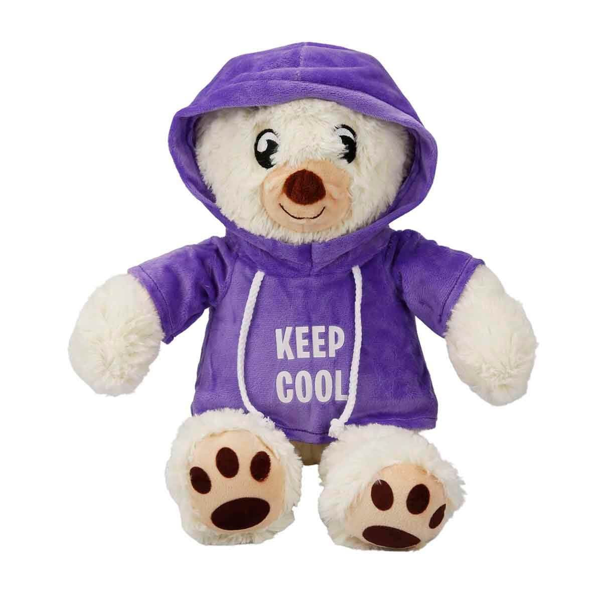 Hooded Plush Bear 30 cm.-2