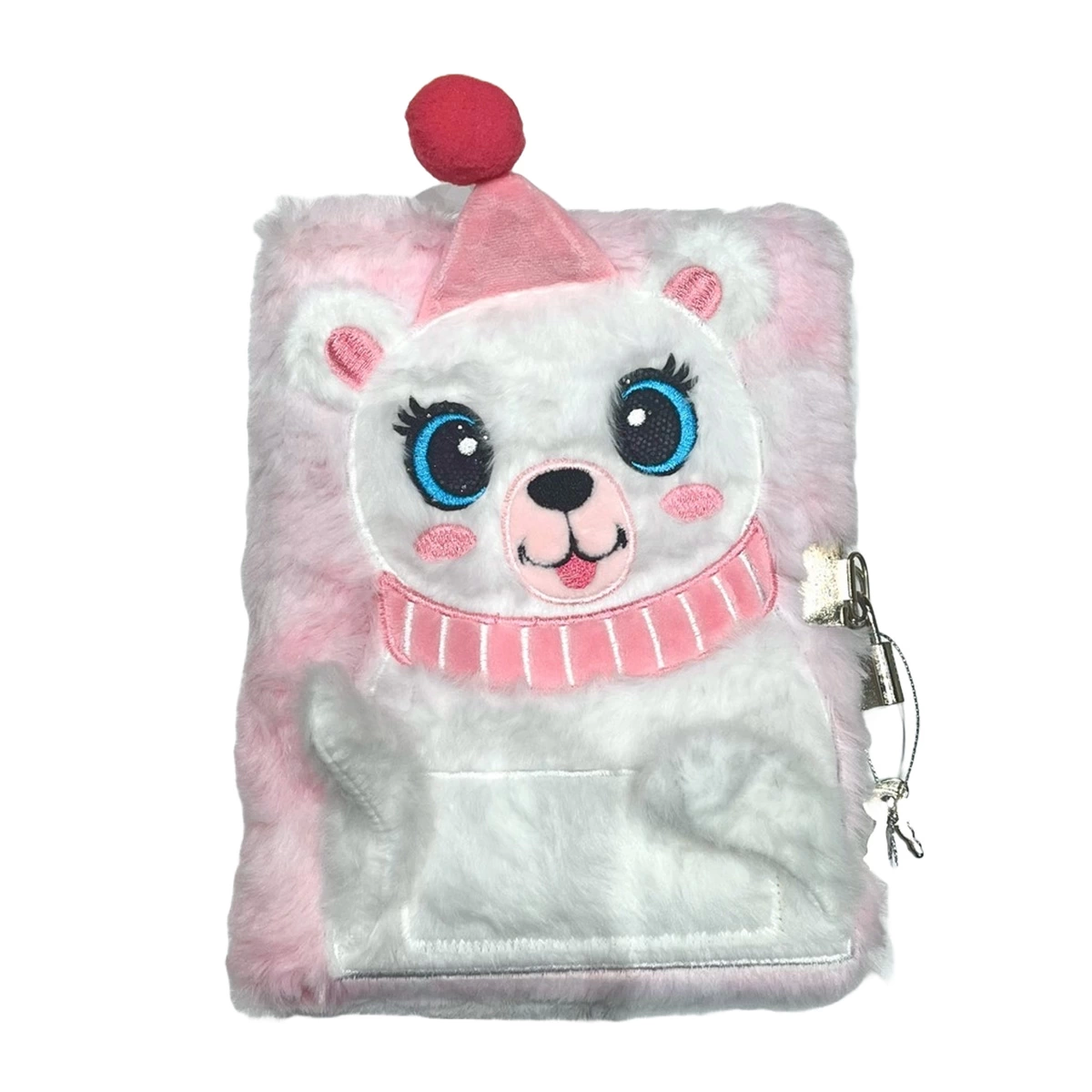 Locked Plush Notebook 15x21-zoom-1