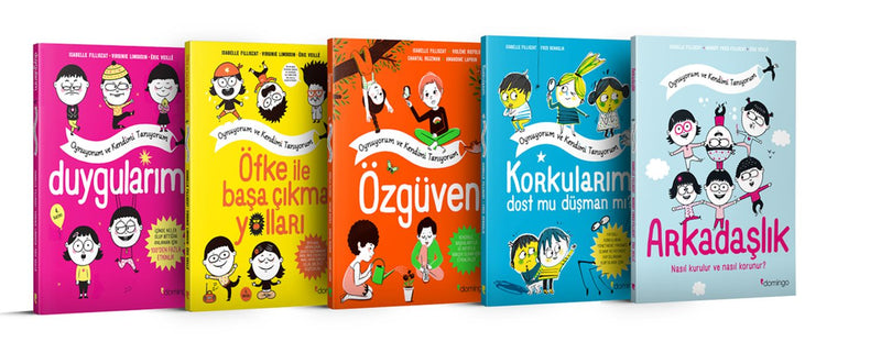 Oynuyorum ve Kendimi Tanıyorum Seti  (5 Kitap)-zoom-