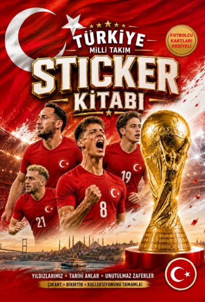 Milli Takım Sticker Kitabı (Futbolcu Tanıtım Kartları Hediyeli)