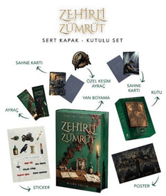 Zehirli Zümrüt (Yan Boyamalı Kutulu Set)
