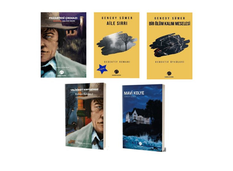 Gencoy Sümer Polisiye Gerilim Set-1 (5 Kitap Takım)-zoom-