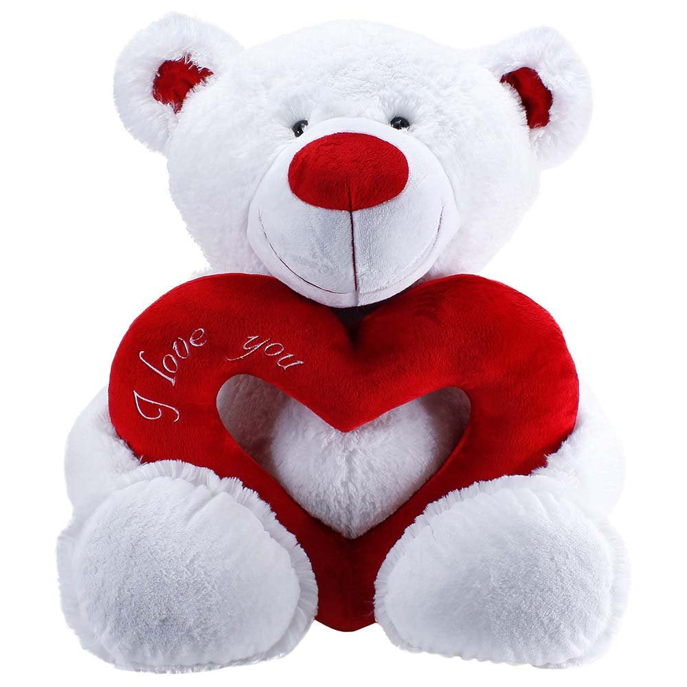 Moco Bear Plush with Hole and Heart 65 cm-1