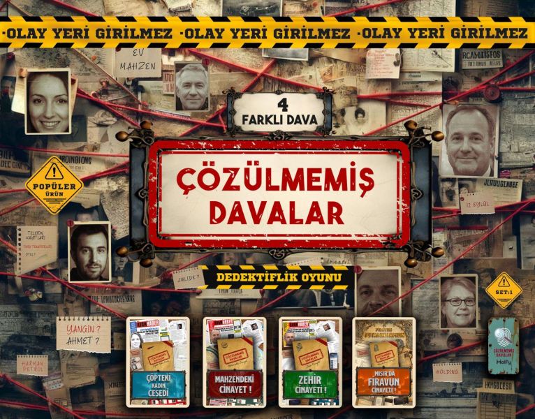 Çözülmemiş Davalar Kutulu Set 1-zoom-