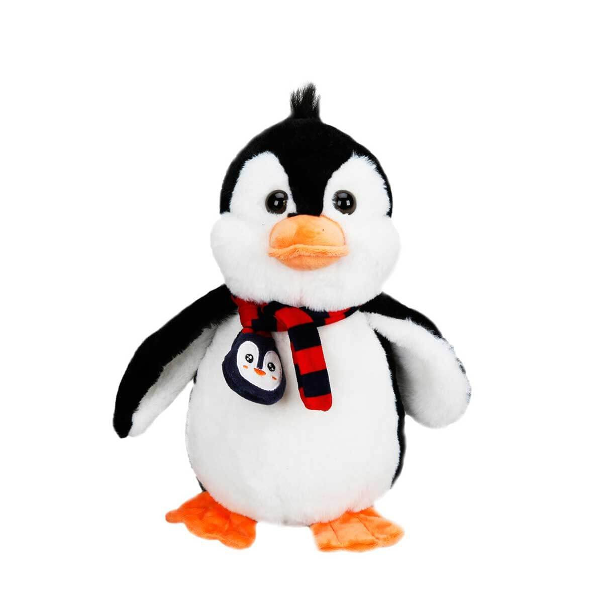 Plush Penguin with Scarf 32 cm.-1