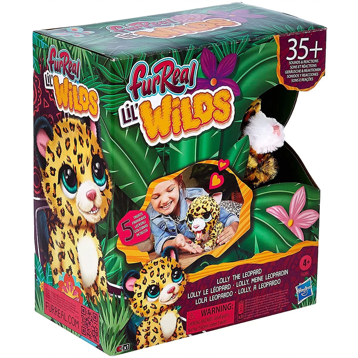 Furreal Lil Wilds Lolly Interactive Plush Leopard-zoom-3