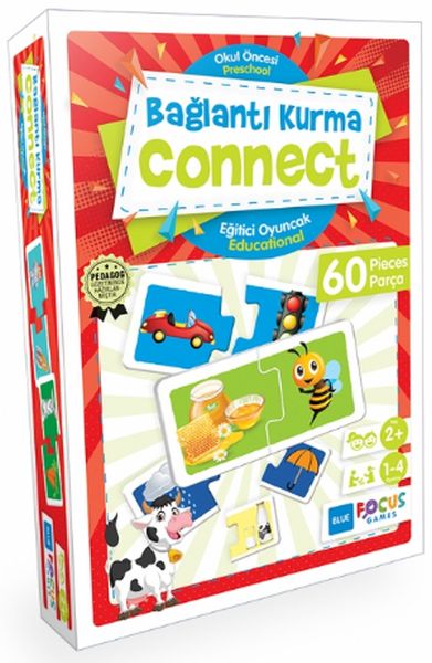 Blue Focus Bağlantı Kurma - Eğitici Oyunlar 60 Parça-zoom-