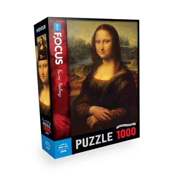 Blue Focus Puzzle Mona Lisa 1000 Parça-zoom-