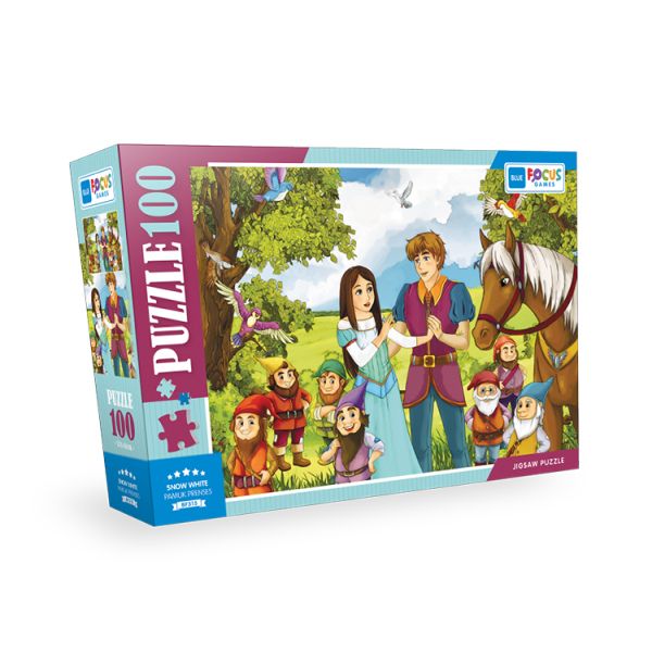 Blue Focus Snow White (Pamuk Prenses) - Puzzle 100 Parça-zoom-