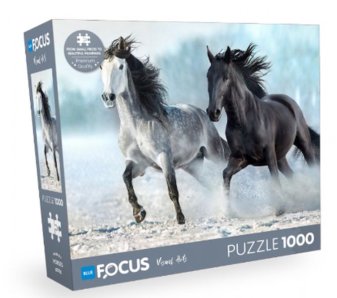 Blue Focus Horses (Atlar) - 1000 Parça