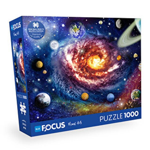 Blue Focus 1000 Parça Puzzle - Space (Uzay)-zoom-