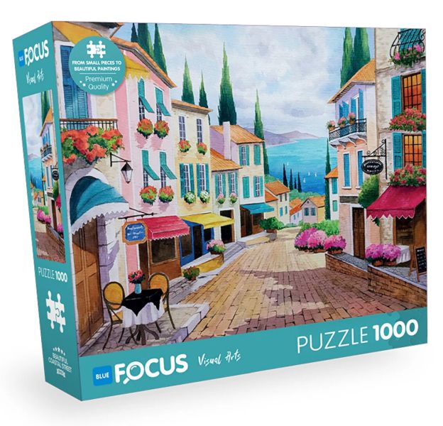 Blue Focus Beatıful Coastal Street (Güzel Sahil) - 1000 Parça-zoom-
