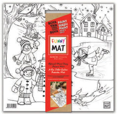 Funny Mat - Karlı Bir Gün 40x40cm