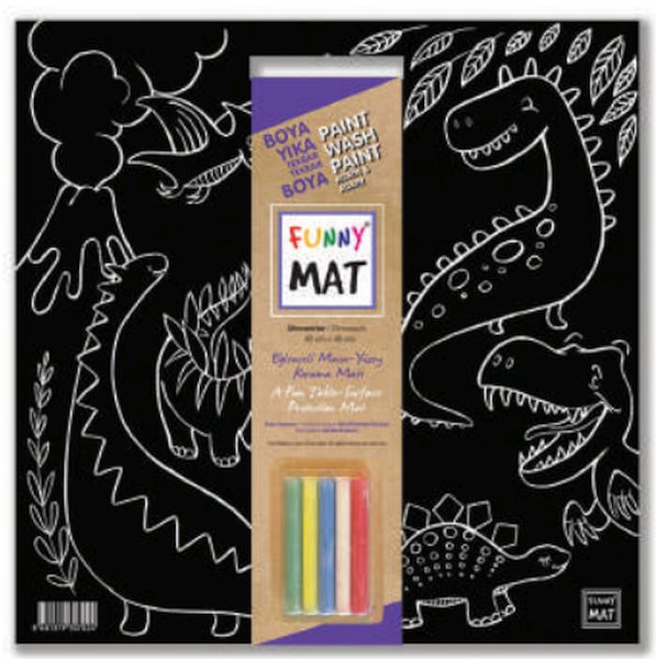 Funny Mat - Dinozorlar 40x40cm-zoom-