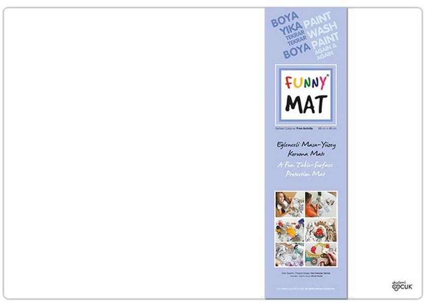 Funny Mat - Serbest Çalışma (Küçük Boy) - 33,5x48cm