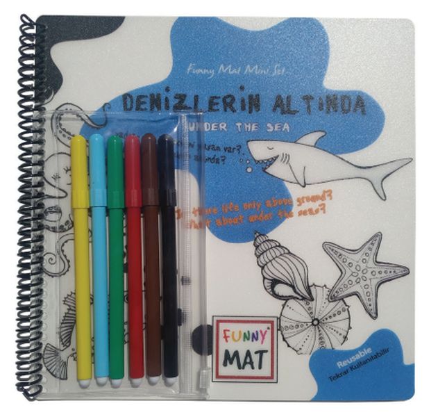 Denizlerin Altında - Funny Mat - Mini Set (Aktivite Seti)-zoom-