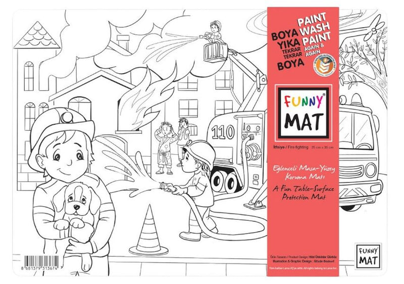 Funny Mat - Mini  İtfaiye-zoom-