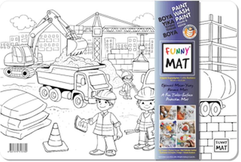 Funny Mat Küçük İnşaatçılar / Little Builders İkili Set-zoom-