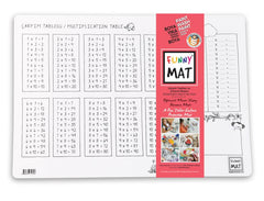 Funny Mat Çarpım Tablosu & Çalışma Masam 25X35Cm 2'Li Paket Beyaz Seri