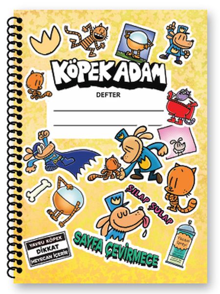 Köpek Adam Kareli Defter 1-zoom-