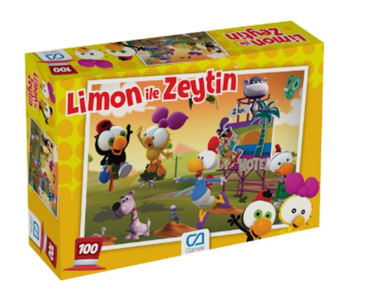 Limon İle Zeytin Puzzle 100-zoom-