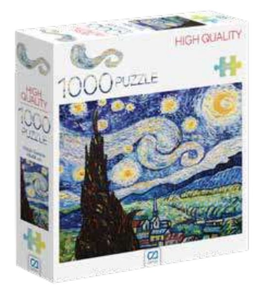 Yıldızlı Gece Puzzle 1000-zoom-