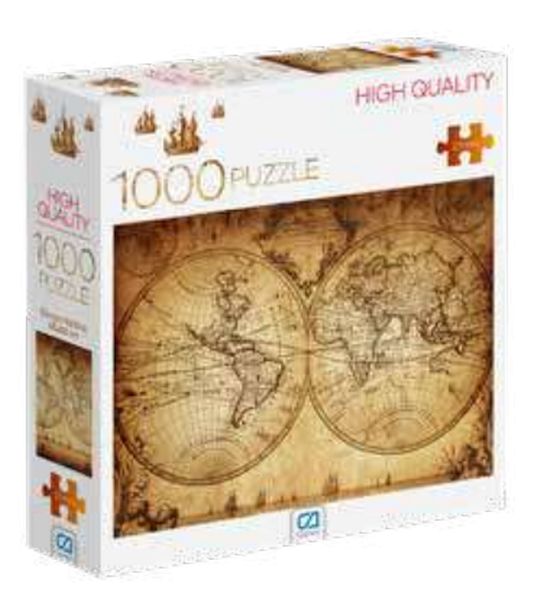 Dünya Haritası Puzzle 1000-zoom-