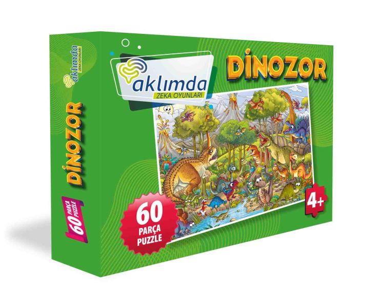 60 Parça Puzzle Dinozor-zoom-