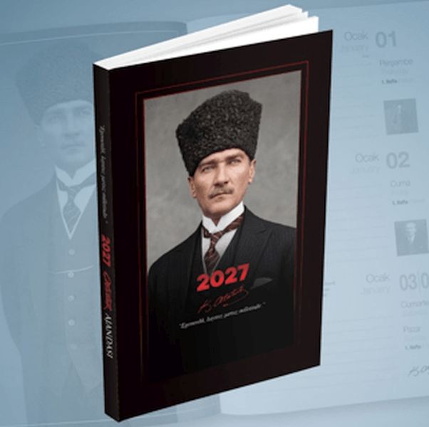 2027 Atatürk Ajandası - Kalpaklı-zoom-
