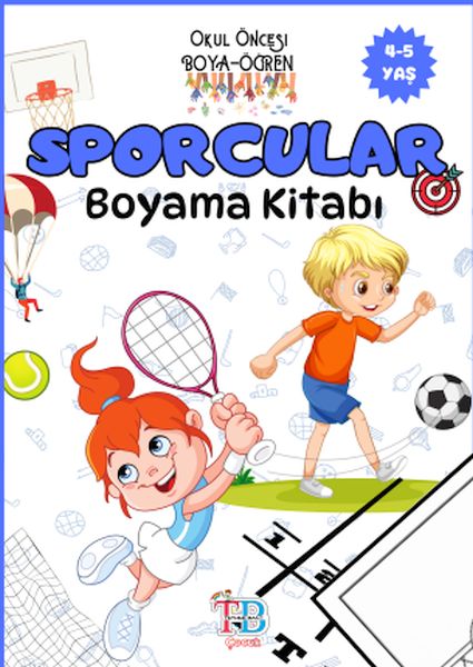 Sporcular Boyama Kitabı-zoom-