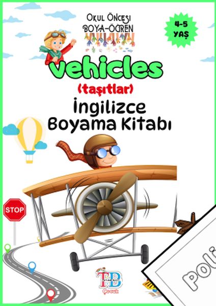 Vehicles(taşıtlar) Boyama Kitabı-zoom-
