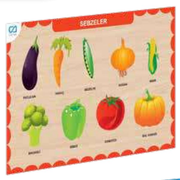 Ahşap Sebzeler Eğitici Set-zoom-