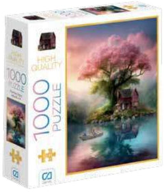 Pembe Ağaç Puzzle 1000