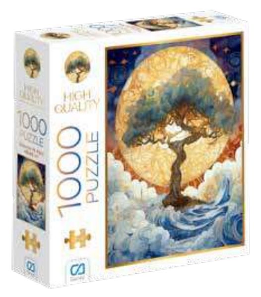 Dolunay Ve Ağaç Puzzle 1000-zoom-