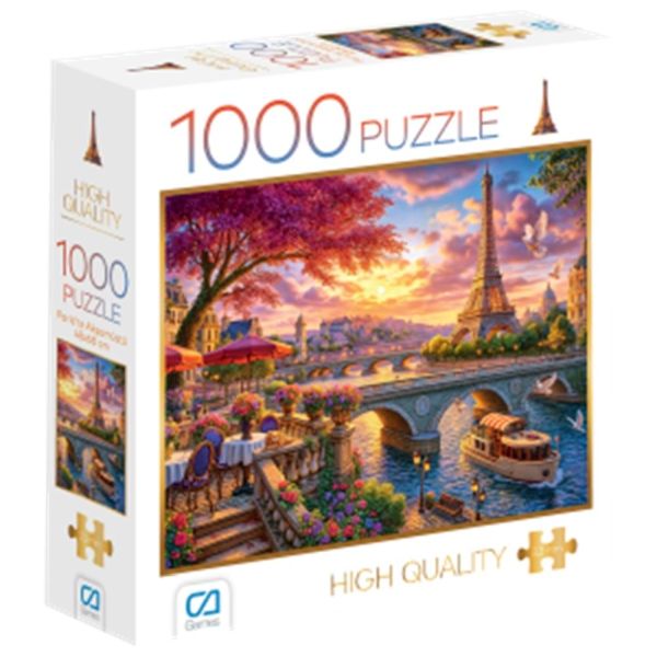 Paris'Te Akşamüstü Puzzle 1000-zoom-