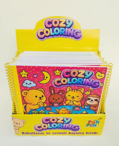Cozy Coloring Boyama Kitabı  (20 Çeşit)