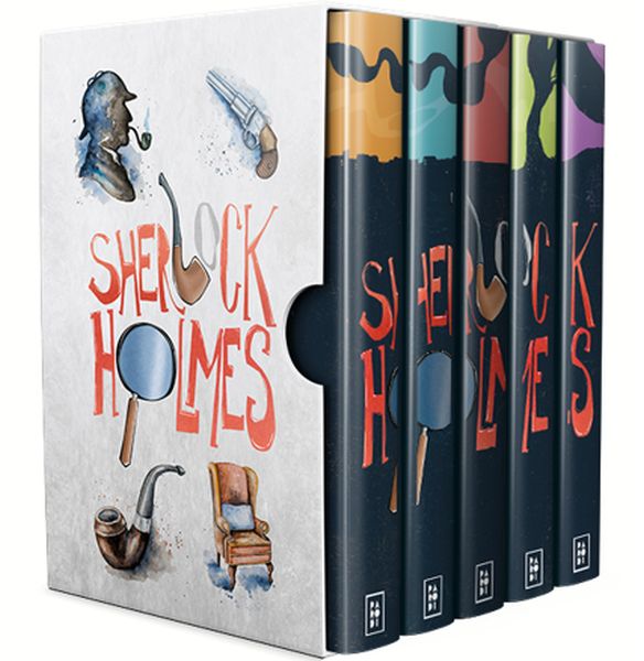 Sherlock Holmes Serisi Kutulu Set - 5 Kitap Takım-zoom-