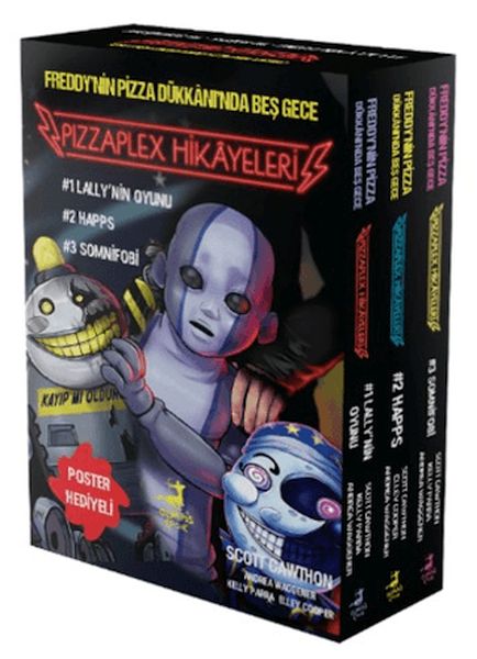 Pizzaplex'ten Hikayeler 3 Kitaplık Kutulu Set - Freddy'nin Pizza Dükkanı'nda Beş Gece-zoom-
